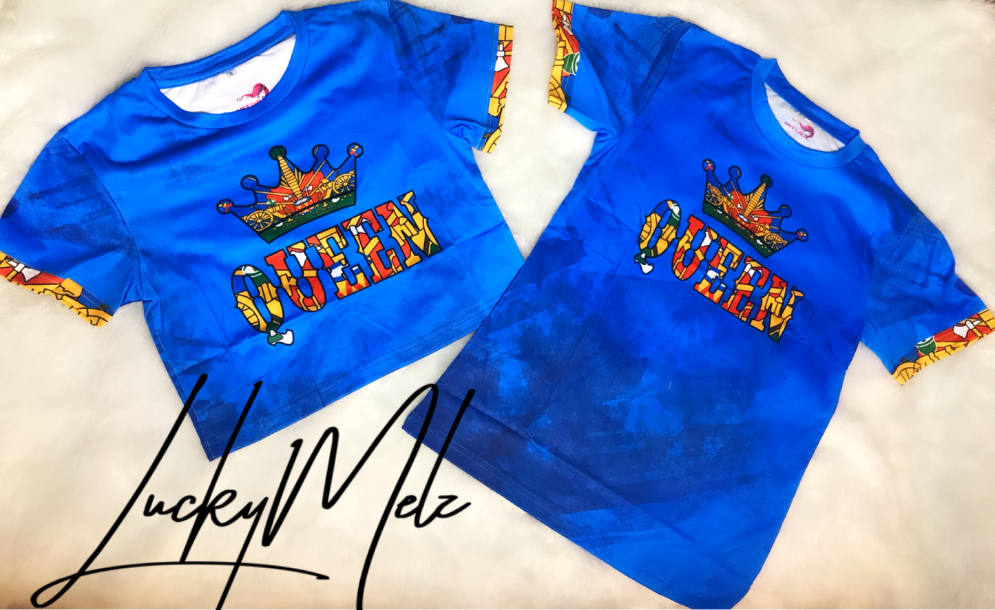 New Zoe Queen Crop Top & T Shirt