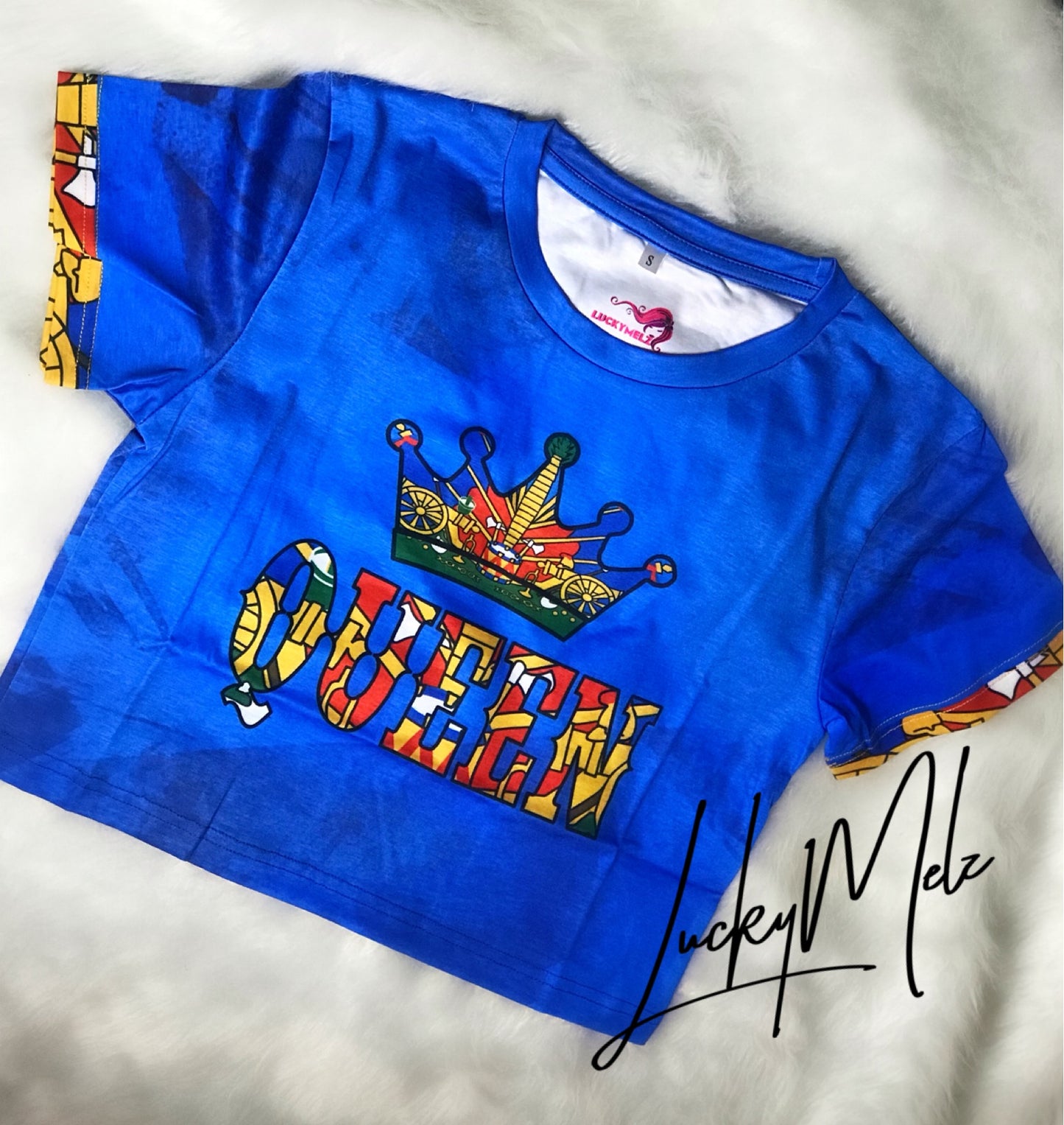 New Zoe Queen Crop Top & T Shirt
